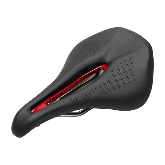 Selle de vélo de triathlon en fibre de nylon PROMEND SD-576 (noir rouge)
