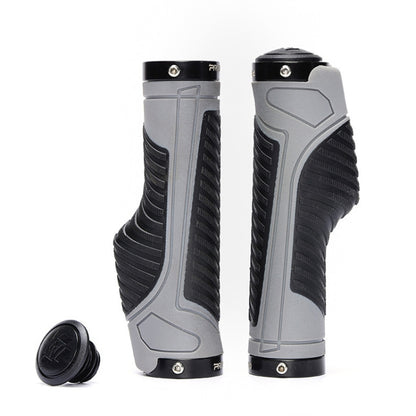 PROMEND GR-504 1 Pair TPR Ergonomic Ball Bicycle Grip Cover (Black Grey) - Bicycle Grips by PROMEND | Online Shopping UK | buy2fix