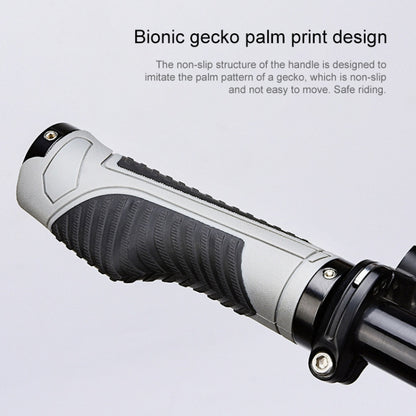 PROMEND GR-504 1 Pair TPR Ergonomic Ball Bicycle Grip Cover (Black Grey) - Bicycle Grips by PROMEND | Online Shopping UK | buy2fix