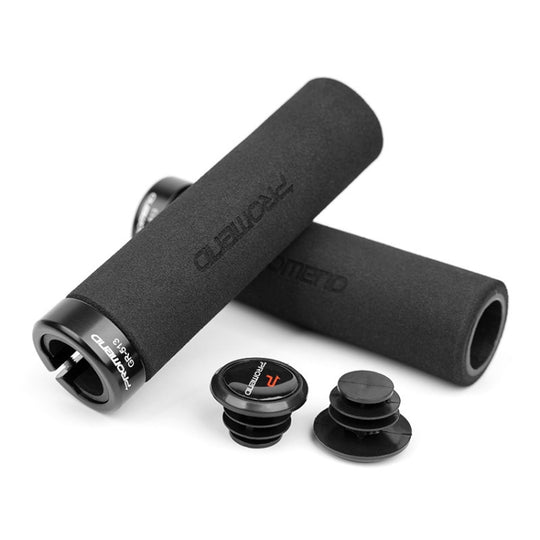PROMEND GR-513 1 paire de housses de poignées antidérapantes en éponge absorbant la sueur pour vélo (noir)