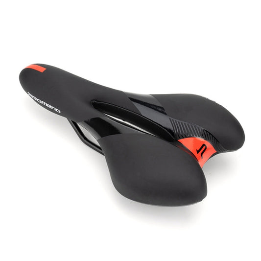 PROMEND SD-567 Hollow Breathable Silicone Racing Bicycle Saddle(Black Red) - Bicycle Saddle by PROMEND | Online Shopping UK | buy2fix