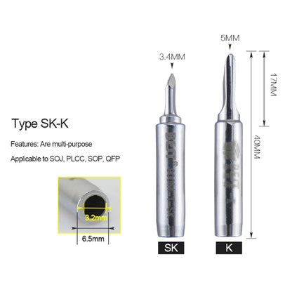 BEST Longevity Series Soldering Tip Welding Contact Head 900M-T-SK - Soldering Iron Tip by BEST | Online Shopping UK | buy2fix