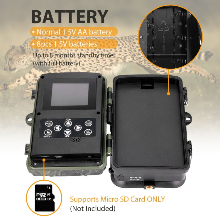 HC801LTE 4G US Version Waterproof IP65 IR Night Vision Security 16MP Hunting Trail Camera, 120 Degree Angle by buy2fix