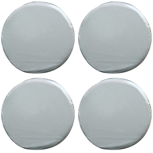 4PCS 210D Oxford Cloth RV Caravan Tire Dustproof and Waterproof Cover For 27-29 inch (Silver) - Window Foils & Solar Protection by buy2fix | Online Shopping UK | buy2fix