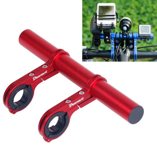 HLD-208 Mountainous Fahrrad Aluminiumlegierung Lenker Verlängerungsrahmen Taschenlampe Halterung (rot)