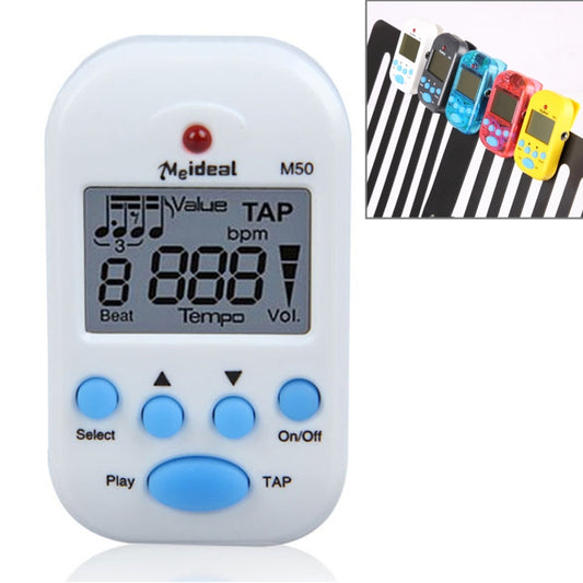Mini Professional Electronic Piano Violin Clip High-quality Metronome Digital Tuner M50 - Keyboard Accessories by buy2fix | Online Shopping UK | buy2fix