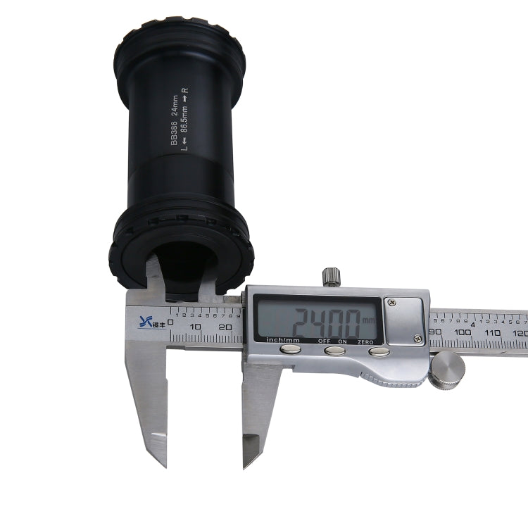 BB386 Press Fit Style EVO Bottom Bracket Fits 86.5mm for SHIMANO / SRAM / FSA Mountain Bike (Black) by buy2fix