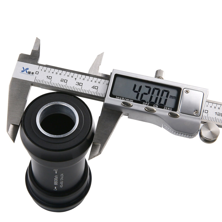 BB30 Press Fit Style Bottom Bracket Fits 68-73mm for SHIMANO, Prowheel, SRAM GXP Mountain Bike(Black) by buy2fix