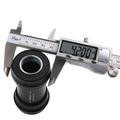 BB30 Press Fit Style Bottom Bracket Fits 68-73mm for SHIMANO, Prowheel, SRAM GXP Mountain Bike(Black) by buy2fix