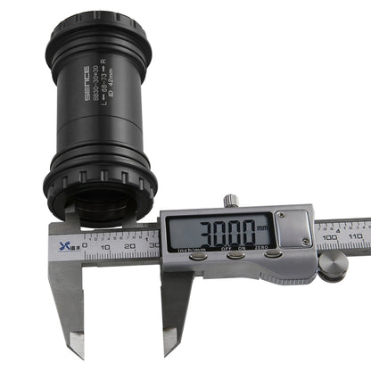 BB30 Press Fit Style Bottom Bracket Fits 68-73mm for SHIMANO, Prowheel, SRAM GXP Mountain Bike(Black) by buy2fix