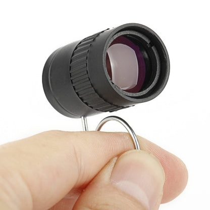 2.5x17.5mm Mini Pocket Miniature Telescope with Finger Buckle (Black) by buy2fix