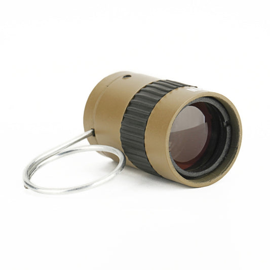 2.5x17.5mm Mini Pocket Miniature Telescope with Finger Buckle (Gold) - Monocular Binoculars by buy2fix | Online Shopping UK | buy2fix