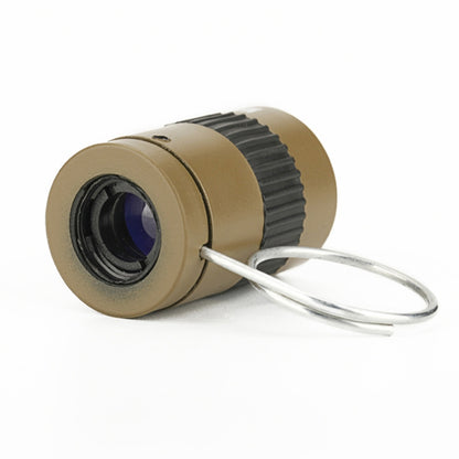 2.5x17.5mm Mini Pocket Miniature Telescope with Finger Buckle (Gold) - Monocular Binoculars by buy2fix | Online Shopping UK | buy2fix