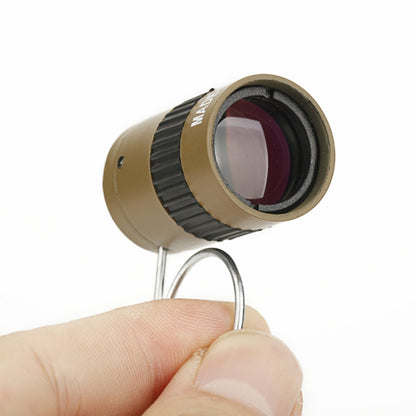 2.5x17.5mm Mini Pocket Miniature Telescope with Finger Buckle (Gold) - Monocular Binoculars by buy2fix | Online Shopping UK | buy2fix