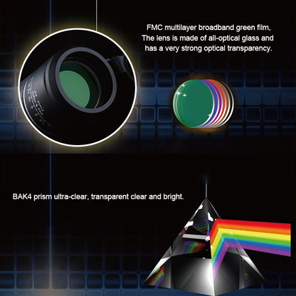 40x60 12X Pocket High Times High Definition Night Vision Focusing Monocular Telescope(Black) by buy2fix