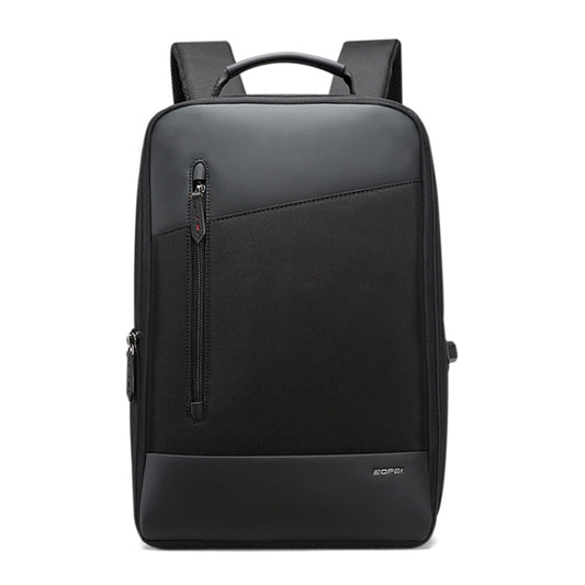 Bopai 851-009911 Business Anti-theft Waterproof Large Capacity Double Shoulder Bag,with USB Charging Port, Size: 30.5x13x45cm (Black) - 15.6 - 17 inch by Bopai | Online Shopping UK | buy2fix