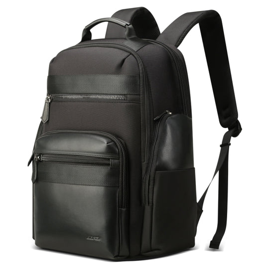 Bopai 851-014211 Business Anti-theft Waterproof Three-layer Large Capacity Double Shoulder Bag,with USB Charging Port, Size: 35.5x24x45cm (Black)