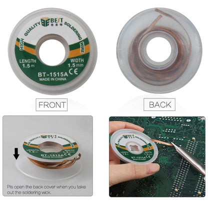 BST-1515A   Desoldering Wire Solder Remover Wire - Welding Wire by BEST | Online Shopping UK | buy2fix