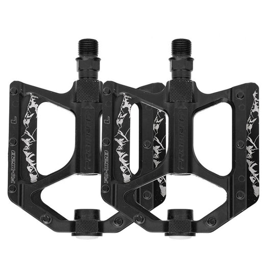 PROMEND PD-M28E 1 Pair Bicycle Aluminum Alloy DU Bearings Pedals with LED - Pedals by PROMEND | Online Shopping UK | buy2fix