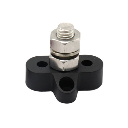 Single Heavy-Duty Terminal Studs Black  M10 Bus Bar for Car / RV / Boat - Booster Cable & Clip by buy2fix | Online Shopping UK | buy2fix