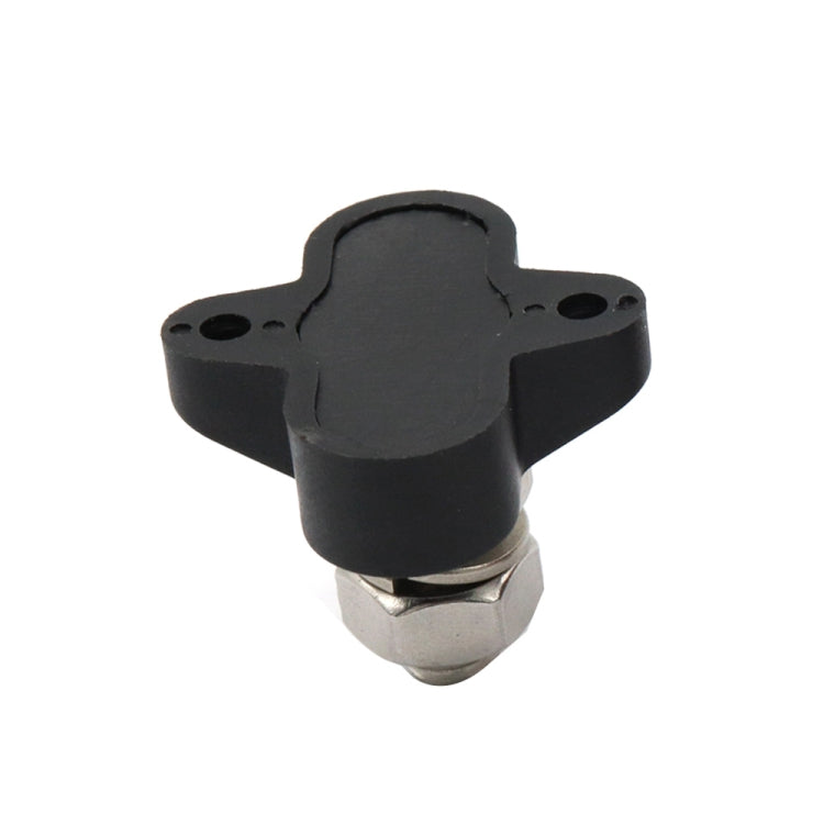 Single Heavy-Duty Terminal Studs Black  M10 Bus Bar for Car / RV / Boat - Booster Cable & Clip by buy2fix | Online Shopping UK | buy2fix