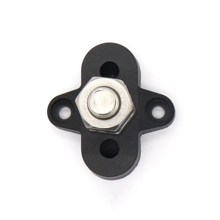 Single Heavy-Duty Terminal Studs Black  M10 Bus Bar for Car / RV / Boat - Booster Cable & Clip by buy2fix | Online Shopping UK | buy2fix