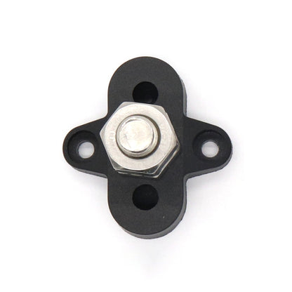 Single Heavy-Duty Terminal Studs Black  M10 Bus Bar for Car / RV / Boat - Booster Cable & Clip by buy2fix | Online Shopping UK | buy2fix