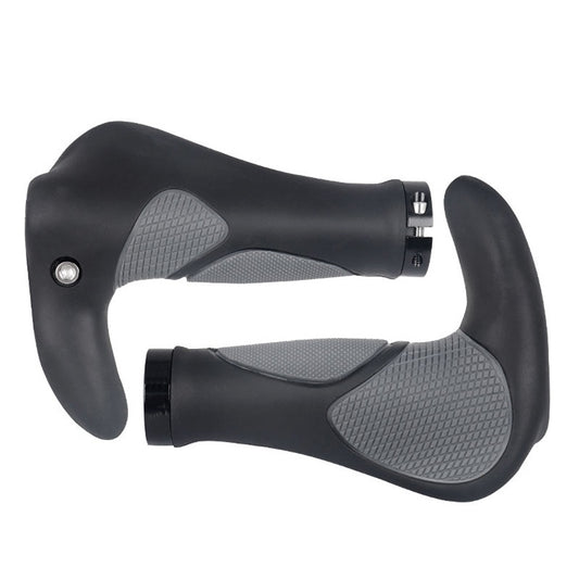 DEEMOUNT BGP110 Mountain Bike Bicycle Rubber Handlebar Cover, Horn Version - Bicycle Grips by buy2fix | Online Shopping UK | buy2fix