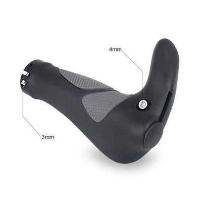DEEMOUNT BGP110 Mountain Bike Bicycle Rubber Handlebar Cover, Horn Version - Bicycle Grips by buy2fix | Online Shopping UK | buy2fix