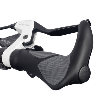 DEEMOUNT BGP110 Mountain Bike Bicycle Rubber Handlebar Cover, Horn Version - Bicycle Grips by buy2fix | Online Shopping UK | buy2fix