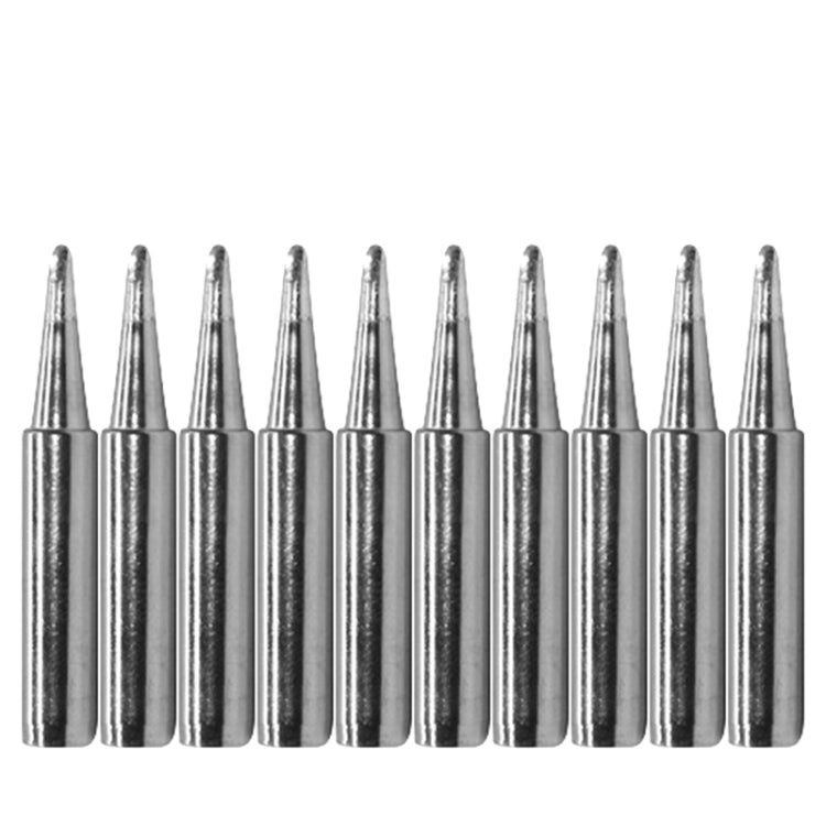 10 PCS 900M-T-1.6D Middle D Type Lead-free Electric Welding Soldering Iron Tips - Soldering Iron Tip by buy2fix | Online Shopping UK | buy2fix