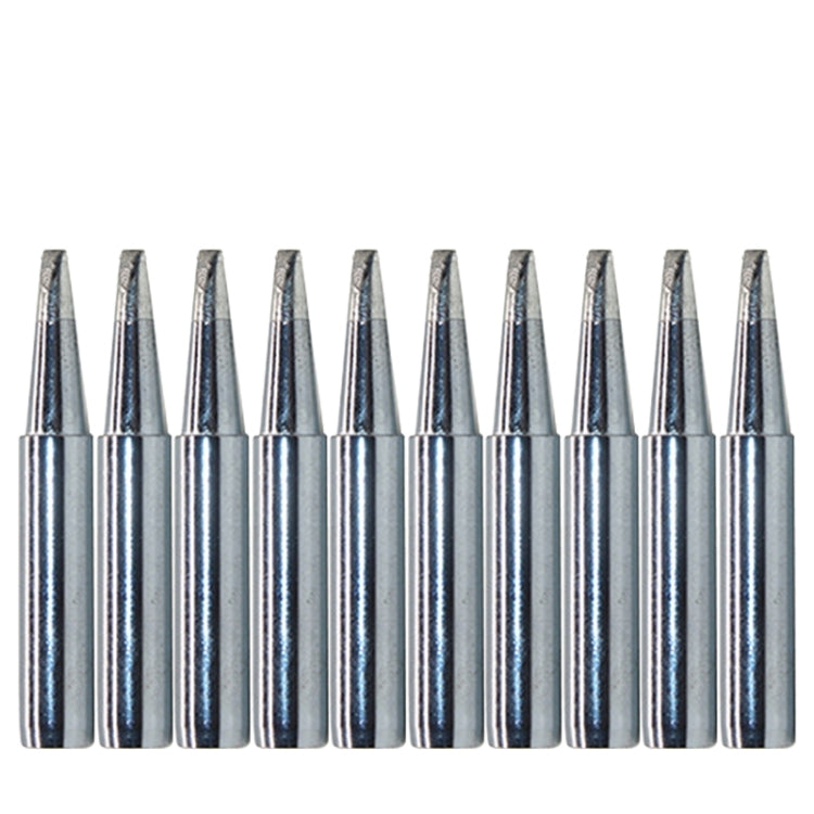 10 PCS 900M-T-2.4D Middle D Type Lead-free Electric Welding Soldering Iron Tips - Soldering Iron Tip by buy2fix | Online Shopping UK | buy2fix