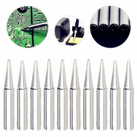 10 PCS 900M-T-B Pointed End Lead-free Electric Welding Soldering Iron Tips - Soldering Iron Tip by buy2fix | Online Shopping UK | buy2fix
