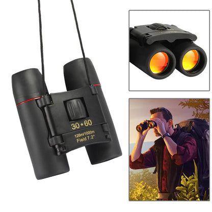 30x60 Night-vision High Definition High Times Outdoor Binoculars Cherry Blossoms Telescope by buy2fix