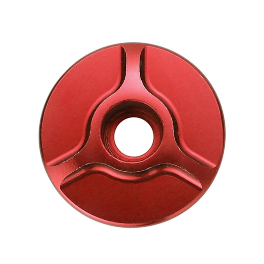 1 Pair C16 Bicycle CNC Aluminum Bike Headset Cap(Red) - Cap Component by buy2fix | Online Shopping UK | buy2fix