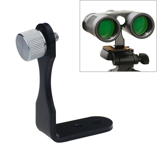 Datyson 5P0008 Telescope Tripod Connector All Metal L-shaped Adapter Adapter Bracket(Black) by buy2fix