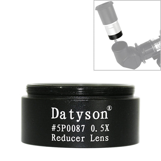 Datyson 5P0087 Fine Thread Astronomical Telescope Accessories 1.25 inch 0.5X Defocusing Lens Reducer(Black) by buy2fix