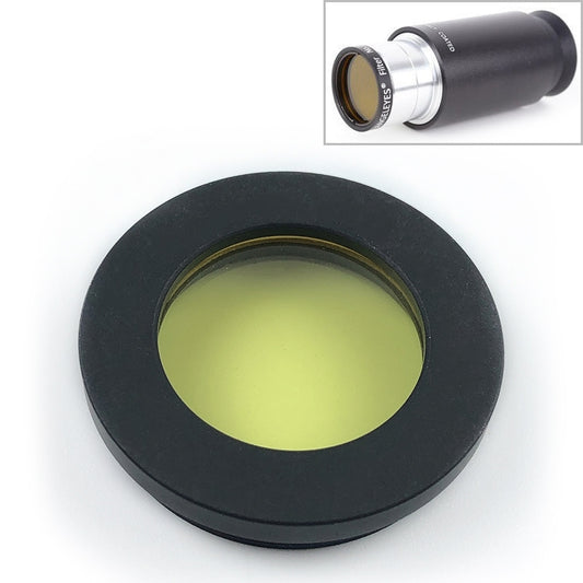Datyson 5P0032 Astronomical Telescope Accessories 1.25 inch Planet Moon Nebula Filter Neutral Edition(Yellow) by buy2fix