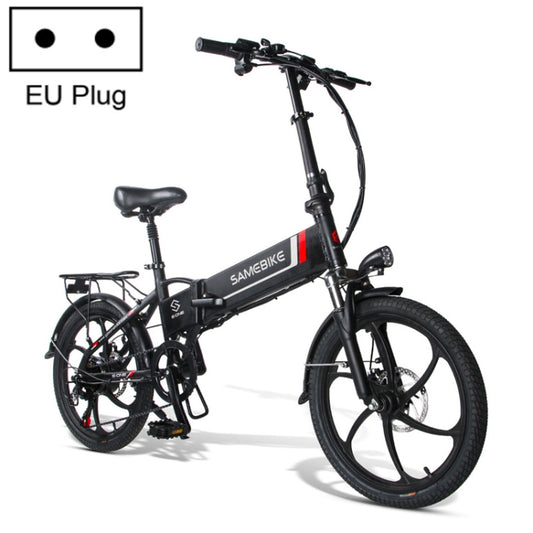 20LVXD30 20 Inch 48V Lithium Battery 350W Mini Valet Driving Folding Electric Bicycle(Black) - Electric Bicycles by buy2fix | Online Shopping UK | buy2fix
