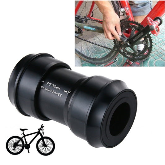 PF30 Press Fit Style Bottom Bracket Fits 68-73mm for SHIMANO, Prowheel, SRAM GXP Mountain Bike (Black) - Bottom Brackets by buy2fix | Online Shopping UK | buy2fix