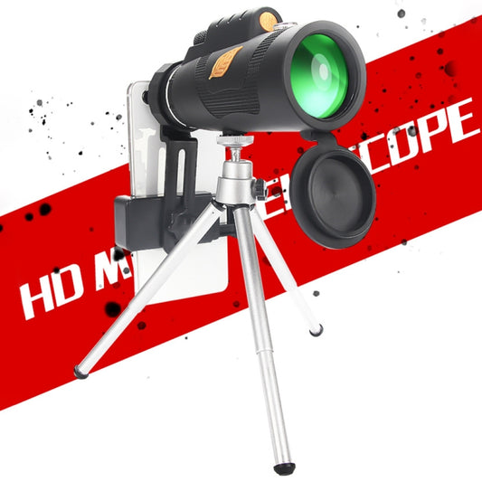Moge 12x50 Professional HD Monocular Night Vision Telescope With Tripod by buy2fix
