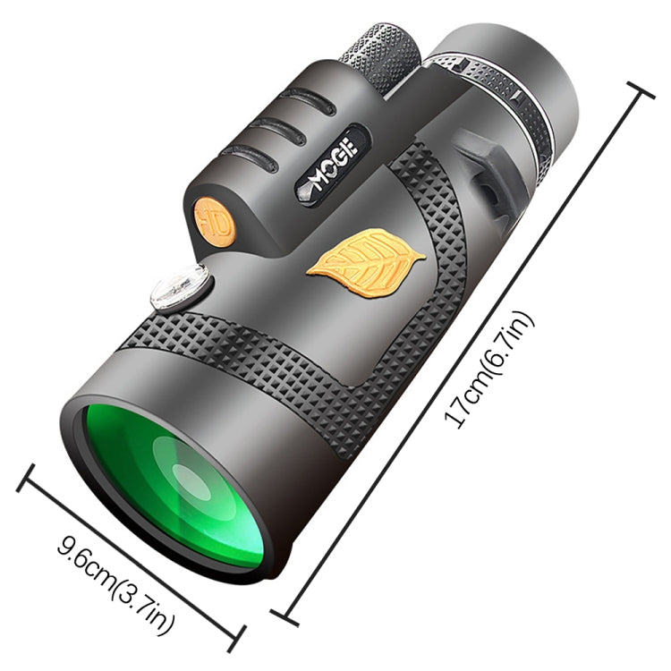 Moge 12x50 Professional HD Monocular Night Vision Telescope With Tripod - Monocular Binoculars by buy2fix | Online Shopping UK | buy2fix