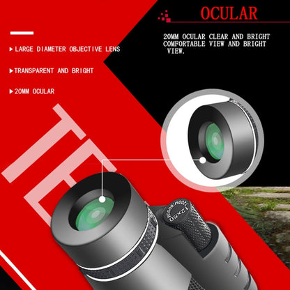 Moge 12x50 Professional HD Monocular Night Vision Telescope With Tripod - Monocular Binoculars by buy2fix | Online Shopping UK | buy2fix