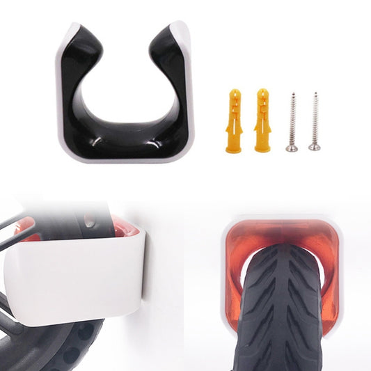 For Xiaomi M365 Electric Scooter Portable Wall Mount Holder(Black) - Accessories & Parts by buy2fix | Online Shopping UK | buy2fix