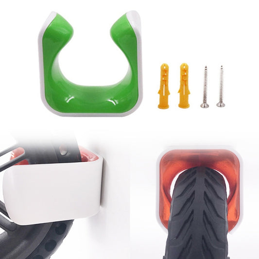 For Xiaomi M365 Electric Scooter Portable Wall Mount Holder(Green) - Accessories & Parts by buy2fix | Online Shopping UK | buy2fix