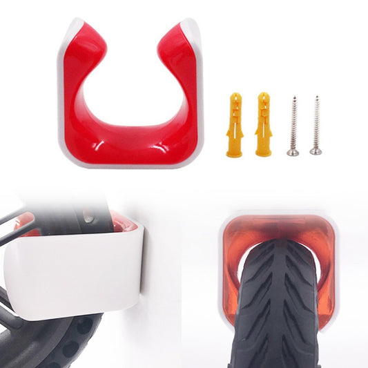 For Xiaomi M365 Electric Scooter Portable Wall Mount Holder(Red) - Accessories & Parts by buy2fix | Online Shopping UK | buy2fix