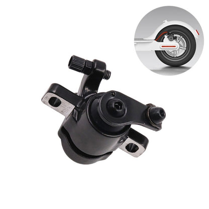 For Xiaomi M365 Electric Scooter Left Front Back Wheel Disc Brake Parts(Black) - Accessories & Parts by buy2fix | Online Shopping UK | buy2fix