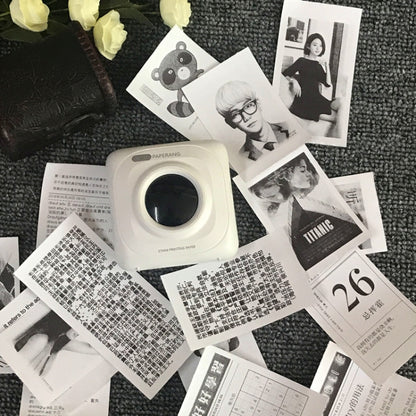 10 PCS Adhesive Thermal Label Printer Paper Sticker for PAPERANG P1/ P2 / A6 , Size: 57 x 30 mm(White) - Printer Paper & Stickers by buy2fix | Online Shopping UK | buy2fix