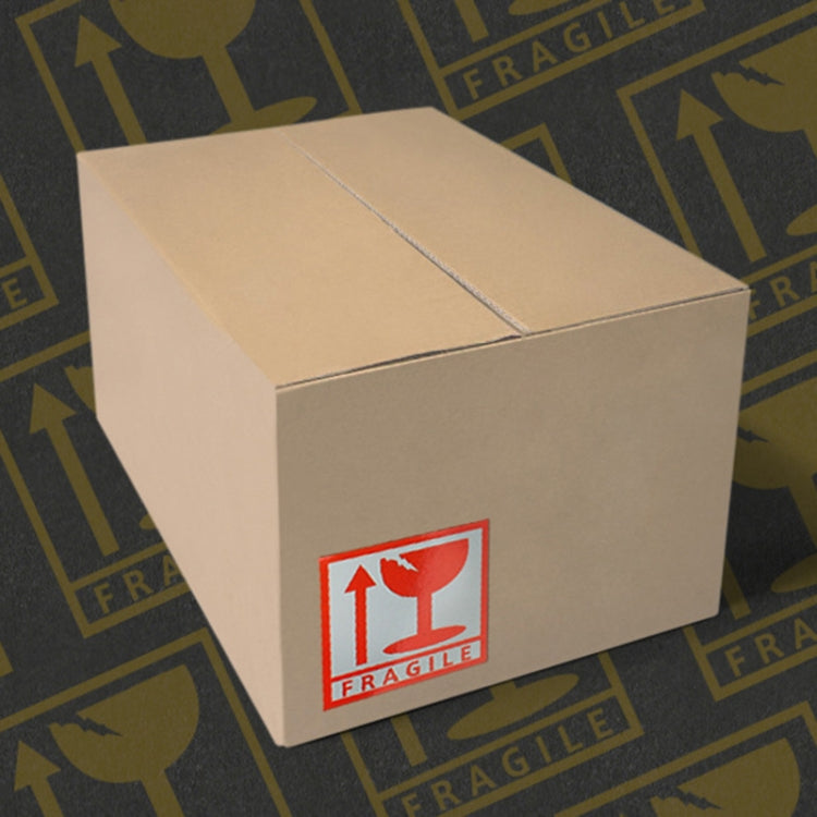 1000 PCS Self-adhesive English Warning Sticker Fragile Label, Size: 5.5x5.5cm - Printer Paper & Stickers by buy2fix | Online Shopping UK | buy2fix