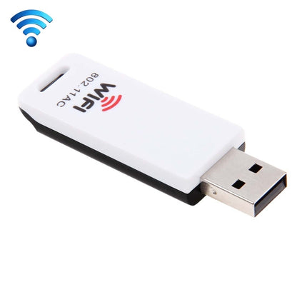 2.4GHz / 5GHz Dual-Band Support 802.11ac USB WiFi Wireless Adapter by buy2fix